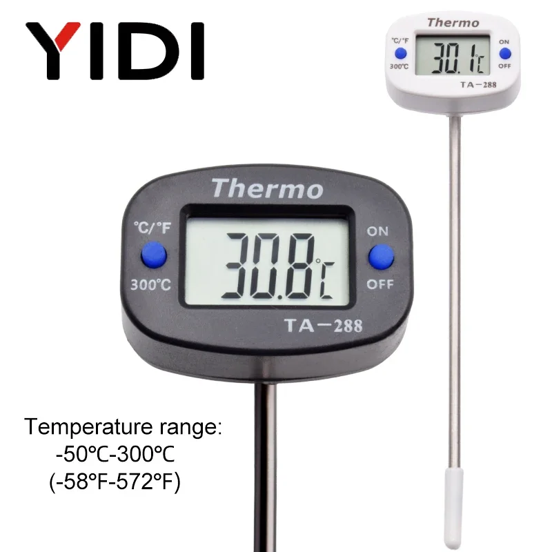 Food Warmer Display - LCD Digital TA288 Food BBQ Probe