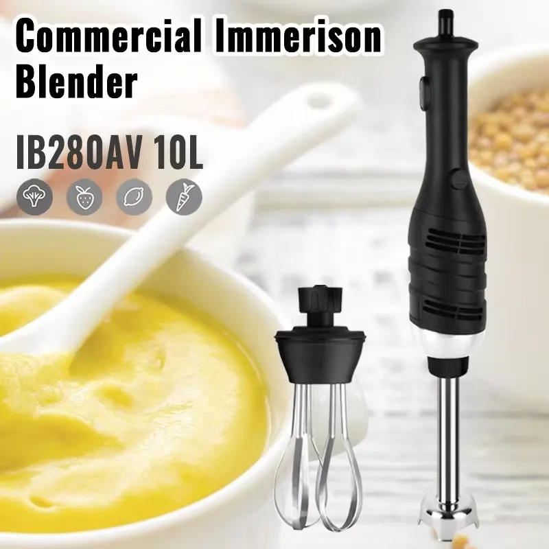 Commercial Blender Heavy Duty - 250W Commercial Electric Immersion Mixer Heavy