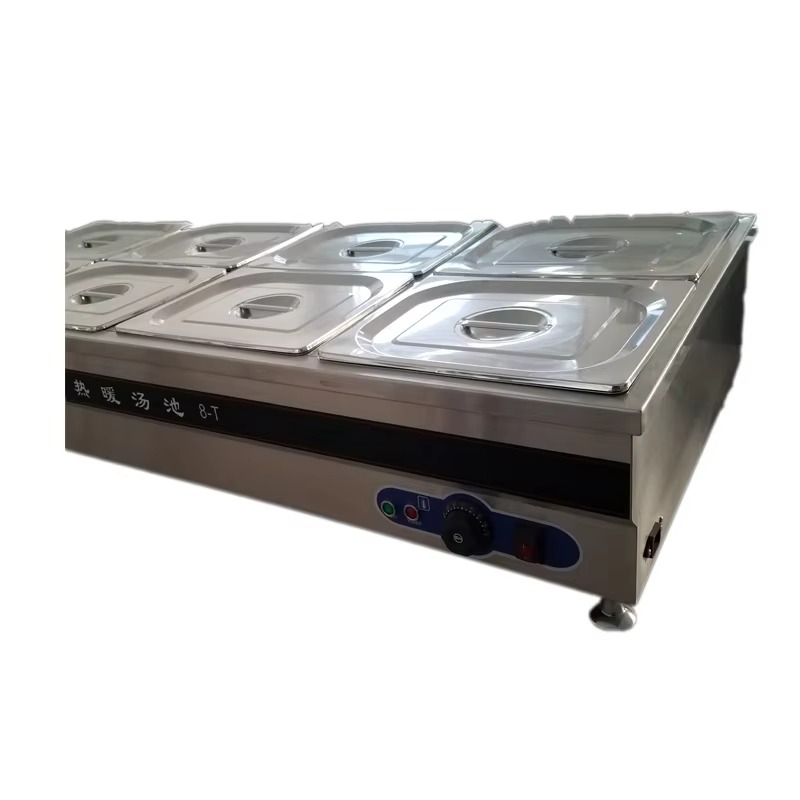 Bain Marie Food Warmer - Restaurant Electric Stainless Steel Food Warmer