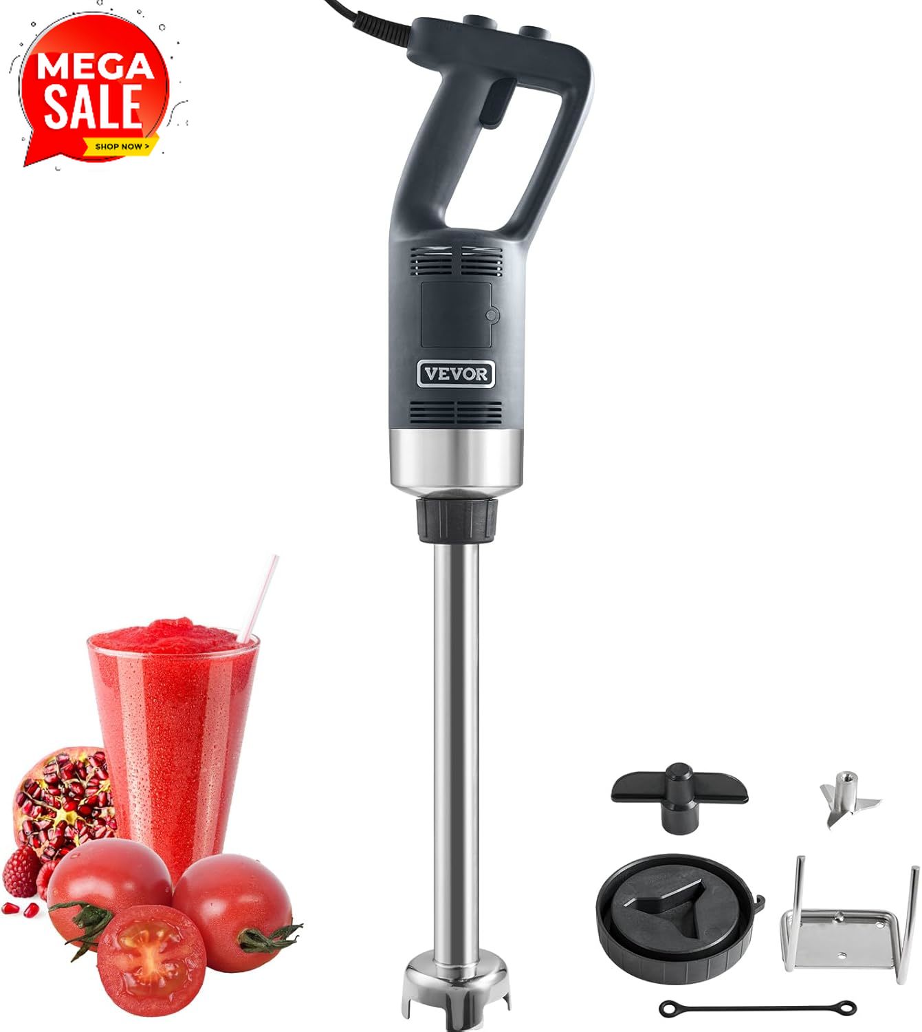 Commercial Blender Heavy Duty - Commercial Immersion Blender, 750W 16