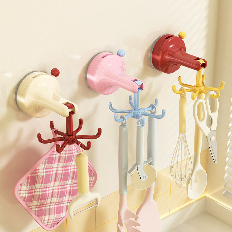 Commercial Kitchen Shed - Suction Cup Rotating Kitchen Hook No